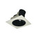 Rec Iolite 4'' Square Deep Regress Adj in Black Reflector / White Flange (167|NIO-4SDCDXBW)