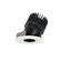 Rec Iolite Pinhole Adjustable Trim in Black Pinhole / Matte Powder White (167|NIO-4RPHA50XBMPW/HL)