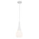 Deela One Light Pendant in White (12|52529WH)