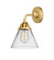 Nouveau 2 One Light Wall Sconce in Satin Gold (405|288-1W-SG-G42)