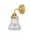 Nouveau 2 LED Wall Sconce in Satin Gold (405|288-1W-SG-G192-LED)