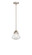 Nouveau 2 One Light Mini Pendant in Brushed Satin Nickel (405|288-1S-SN-G324)