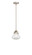 Nouveau 2 LED Mini Pendant in Brushed Satin Nickel (405|288-1S-SN-G322-LED)