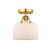 Nouveau 2 One Light Semi-Flush Mount in Satin Gold (405|288-1C-SG-G71)