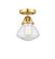 Nouveau 2 LED Semi-Flush Mount in Satin Gold (405|288-1C-SG-G324-LED)