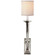 French Deco Horn One Light Wall Sconce in Polished Nickel (268|S 2020PN-L)