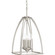 Tally Four Light Foyer Pendant in Brushed Nickel (54|P3786-09)