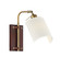 One Light Wall Sconce in Redwood with Natural Brass (446|M90068NB)