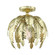Acanthus One Light Semi Flush Mount in Hand Applied Winter Gold (107|46231-28)