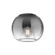 Samar One Light Flush Mount in Black/Smoked (347|FM57508-BK/SM)