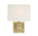 Mscon One Light Wall Sconce in Natural Brass (446|M90009NB)