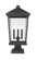Beacon Three Light Outdoor Pier Mounted Fixture in Black (224|568PHXLS-SQPM-BK)