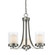 Willow Three Light Chandelier in Brushed Nickel (224|426-3C-BN)
