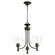 Rossington Three Light Chandelier in Oiled Bronze w/ Clear/Seeded (19|6122-3-286)