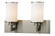 Savannah Two Light Vanity in Brushed Nickel (224|412-2V)