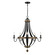 Ellijay Five Light Chandelier in Matte Black/Wood Tone (59|2395-MB/WT)