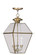 Westover Three Light Outdoor Pendant in Antique Brass (107|2385-01)