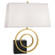 Jonathan Adler Saturn Two Light Table Lamp in Antique Brass w/ Black Marble (165|R911)