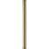 Fan Downrod Downrod in Vintage Brass (54|P2607-163)