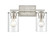 Verlana Two Light Vanity in Brushed Nickel (59|2702-BN)