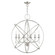 Aria Six Light Chandelier in Brushed Nickel (107|40906-91)