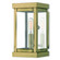 Hopewell One Light Outdoor Wall Lantern in Antique Brass w/ Polished Chrome Stainless Steel (107|20701-01)