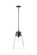 Wentworth One Light Pendant in Plated Bronze (224|2300P12-BP)