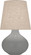 June One Light Table Lamp in Matte Smoky Taupe Glazed Ceramic (165|MST98)