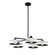 Fresno LED Chandelier in White and Matte Black (33|516271WMB)