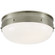 Hicks Two Light Flush Mount in Antique Nickel (268|TOB 4063AN-WG)