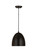 Z-Studio One Light Pendant in Satin Black (224|6012P9-SBK)