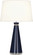 Pearl One Light Table Lamp in Midnight Blue Lacquered Paint w/Polished Nickel (165|MB45X)
