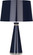 Pearl One Light Table Lamp in Midnight Blue Lacquered Paint w/Polished Nickel (165|MB45)