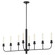 Sheridan Eight Light Linear Chandelier in Matte Black (19|622-8-59)