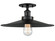 Bulstrode'S Workshop One Light Flush Mount in Black (423|X46113BKBK)