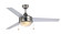 52``Ceiling Fan in Brushed Nickel (110|F-1008-1 BN/SIL)