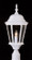 San Rafael One Light Postmount Lantern in White (110|4260 WH)