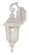 Chessie One Light Wall Lantern in White (110|4020 WH)