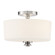 Travis Two Light Semi Flush Mount in Polished Nickel (60|TRA-A3302-PN)