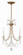 Karrington Three Light Mini Chandelier in Aged Brass (60|KAR-90903-AG-CL-MWP)