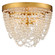 Fiona Three Light Flush Mount in Antique Gold (60|FIO-A9103-GA-CL)