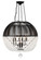 Duval Six Light Pendant in Matte Black (60|DUV-626-MK)