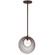 Doral One Light Pendant in Forged Bronze (60|DOR-B7700-FB)