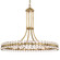 Clover 12 Light Chandelier in Aged Brass (60|CLO-8899-AG)