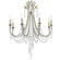 Arcadia Eight Light Chandelier in Antique Silver (60|ARC-1908-SA-CL-MWP)