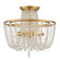 Arcadia Three Light Semi Flush Mount in Antique Gold (60|ARC-1900-GA-CL-MWP)