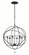 Solaris Six Light Chandelier in Black (60|9226-BK)