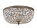 Ceiling Mount Three Light Flush Mount in English Bronze (60|712-EB-CL-I)