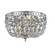 Ceiling Mount Two Light Flush Mount in Polished Chrome (60|710-CH-CL-S)