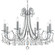 Othello Eight Light Chandelier in Polished Chrome (60|6828-CH-CL-SAQ)